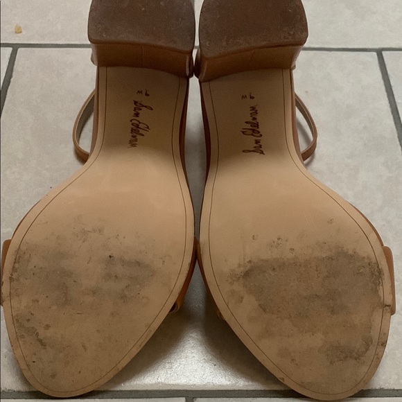 Sam Edelman Tan High Heel Sandals with Ankle Strap - Picture 6 of 8